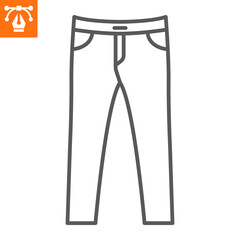 Pants line icon