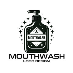 Mouthwash Vector Logo Design