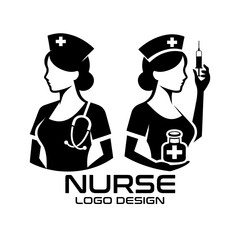 Nurse Vector Logo Design