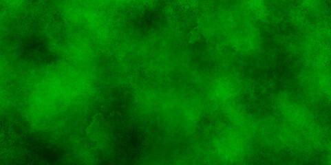 green and black abstract background. Abstract banner background rainbow texture clouds in bright rainbow colors of green and black grach.