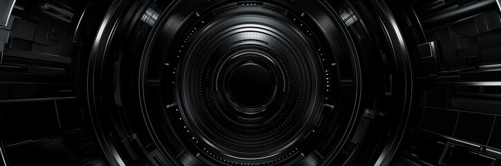 background for a futuristic brand, chrome, black, dark