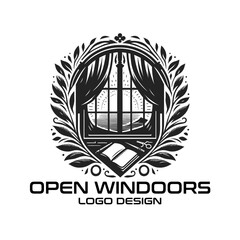 Open Windoors Vector Logo Design