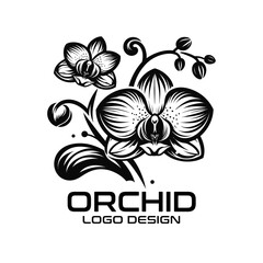 Orchid Vector Logo Design © isuru