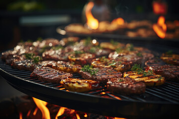 Sizzling Summer BBQ: Grilled Steaks and Veggies