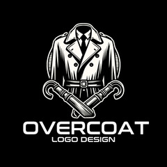 Obraz premium Overcoat Vector Logo Design