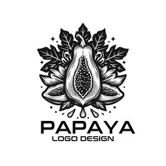 Papaya Vector Logo Design © isuru
