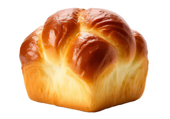 Brioche isolated on a white background