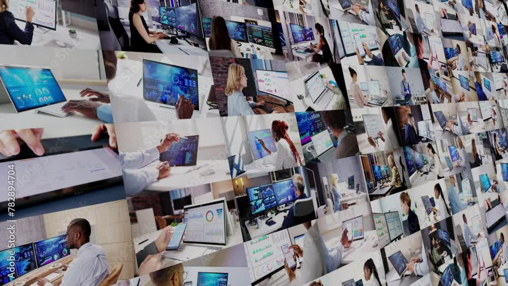 Aufkleber KPI Business Data Dashboard Analytics