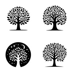 Tree icon set-28