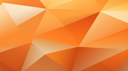 Vibrant Orange Geometric Shapes Design