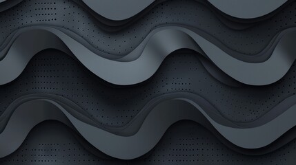 A background with smooth shiny grays, gray waves, and halftones
