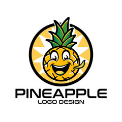 Pineapple Vector Logo Design