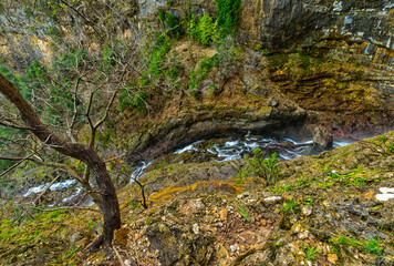 Birth of the Mundo River, named by the Romans for the cleanliness and clarity of its waters.