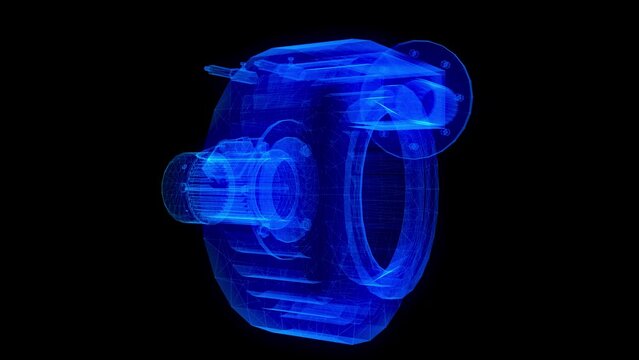 Air blower industrial equipment. Ventilation systems and air condition.