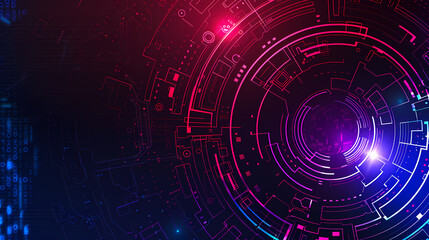 Obraz premium Abstract technology background