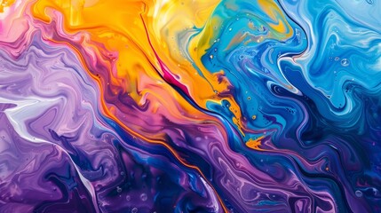 Fototapeta premium Abstract background. Abstract oil paint background. Oil paints on canvas. Multicolored background. 