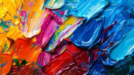 Abstract background. Abstract oil paint background. Oil paints on canvas. Multicolored background. 
