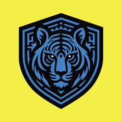 Esport vector logo tiger, tiger icon, tiger head, vector, sticker