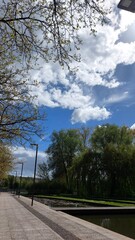 The photos were taken in France in the town of Amiens 80080 on April 10, 2024. They highlight the summer