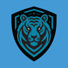 Esport vector logo tiger, tiger icon, tiger head, vector, sticker