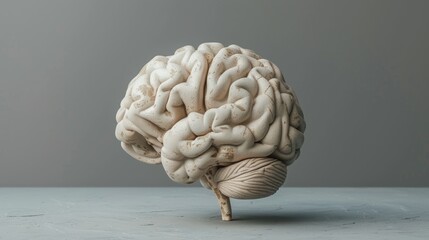 Brain rendering in 3D - obrazy, fototapety, plakaty