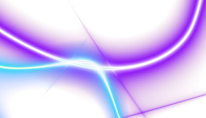 Energy lines with transparent gradient background. Elegant rainbow colours wavy line on Transparent png overlay background