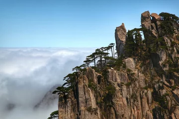 Furniture stickers Huangshan Huangshan mountain peaks above clouds in China