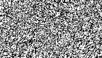 Abstract black pixelated overlay with a transparent background. Png overlay background