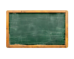 Fototapeta premium School board with chalk, Back to school and Happy Teachers Day concept