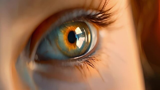 In a split second the pupils dilate revealing a brief moment of excitement or anticipation. .