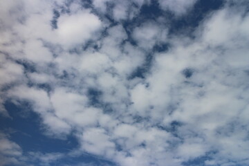 blue sky with beautiful natural white clouds