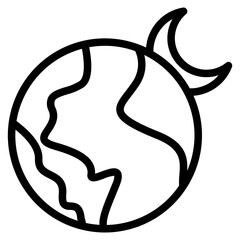 World environment and earth icon.