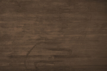 Aged wood texture. Natural dark brown background universal use