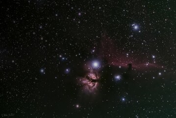Flame and Horse head nebula