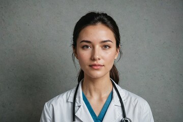 portrait of doctor, photo of employee at the workplace - Powered by Adobe