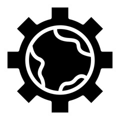 World environment and earth icon.