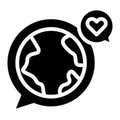 World environment and earth icon.