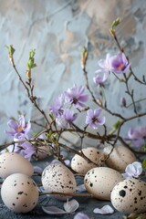 Fresh eggs arranged neatly on a table, perfect for food and cooking concepts