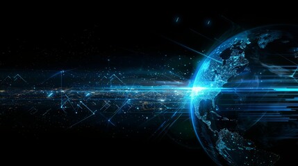 Connectivity, environmental protection, communication, networking, visualization, iot, blockchain, Earth