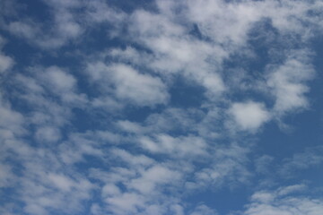 blue sky with beautiful natural white clouds