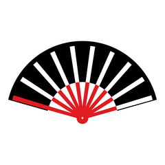 Ornamental asian hand fan icon - 782946350