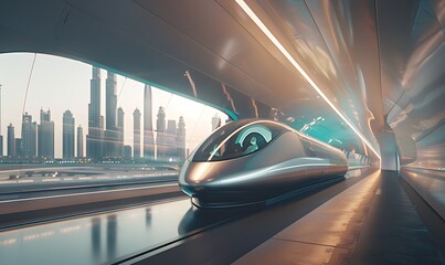 network of hyperloop systems connecting major cities worldwide, the futuristic pods used for passenger transportation within these hyperloops