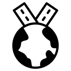 World environment and earth icon.