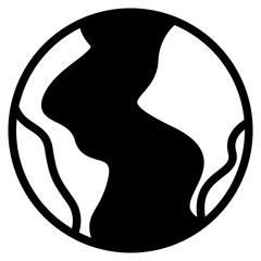 World environment and earth icon.