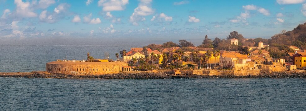 Infamous fortifications on Gor&eacute;e Island, used to retain slaves before shipment to the Americas, Dakar, Senegal, West Africa