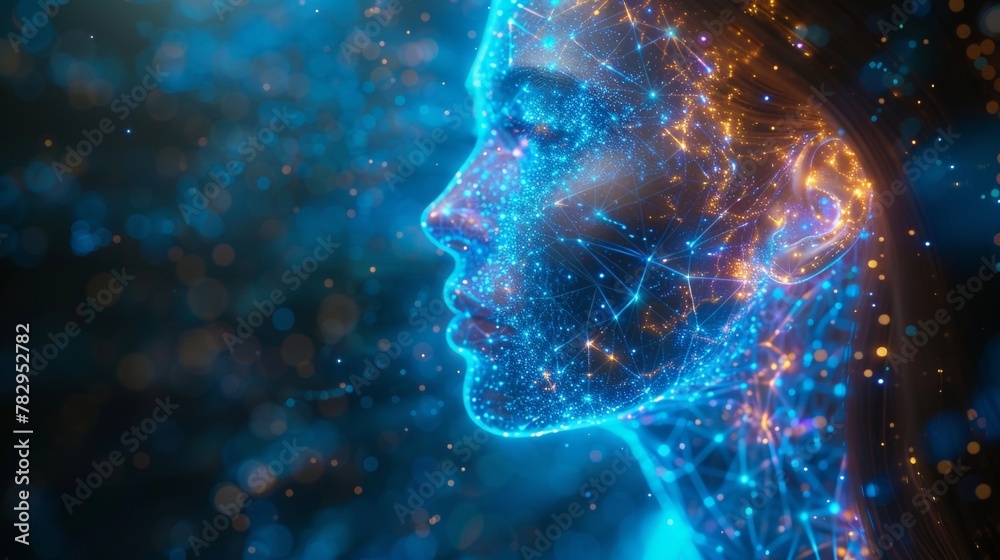 Aufkleber An administrator in God's image sets up a neural network. A developer creates a cybernetic brain. A 3D designer creates a cybernetic brain.