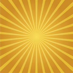 Obraz premium Sunburst yellow background