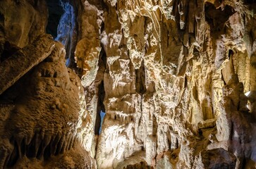 Inside of the Resava cave in Serbia