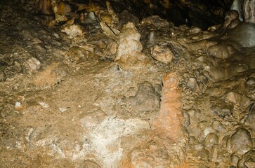 Inside of the Resava cave in Serbia
