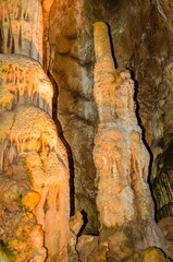 Inside of the Resava cave in Serbia